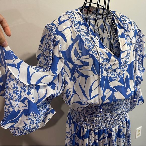 Vintage Assorti Floral Ruffle Dress by Susan Freis - Picture 8 of 12